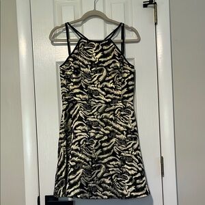 Stylish Black and Gold Women's Dress